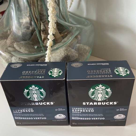 Starbucks Other - Two Boxes Of Starbucks Espresso Roast For Nespresso Vertuo (Over Date)